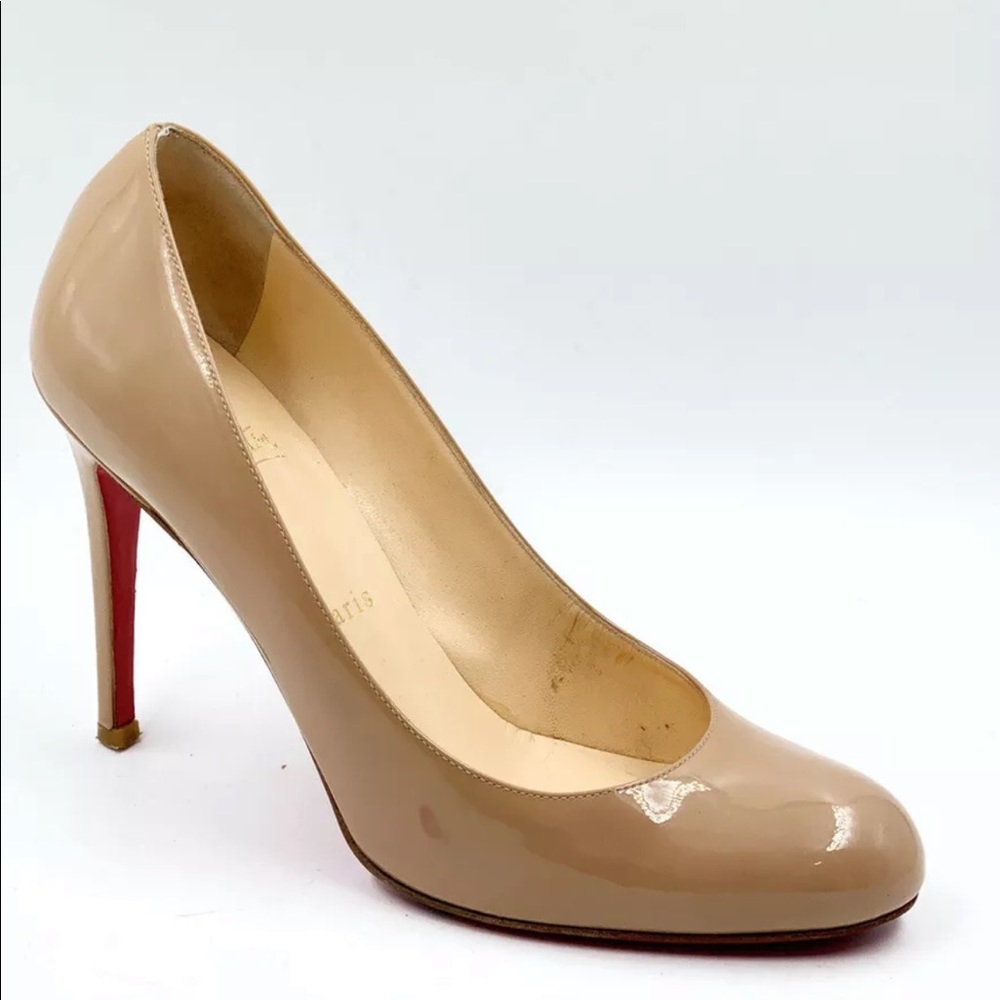 CHRISTIAN LOUBOUTIN Simple Pump Nude Patent Pumps - Eu 39 - Us 9